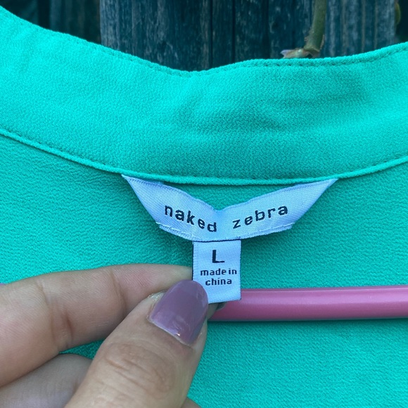 Turquoise top - Picture 4 of 4